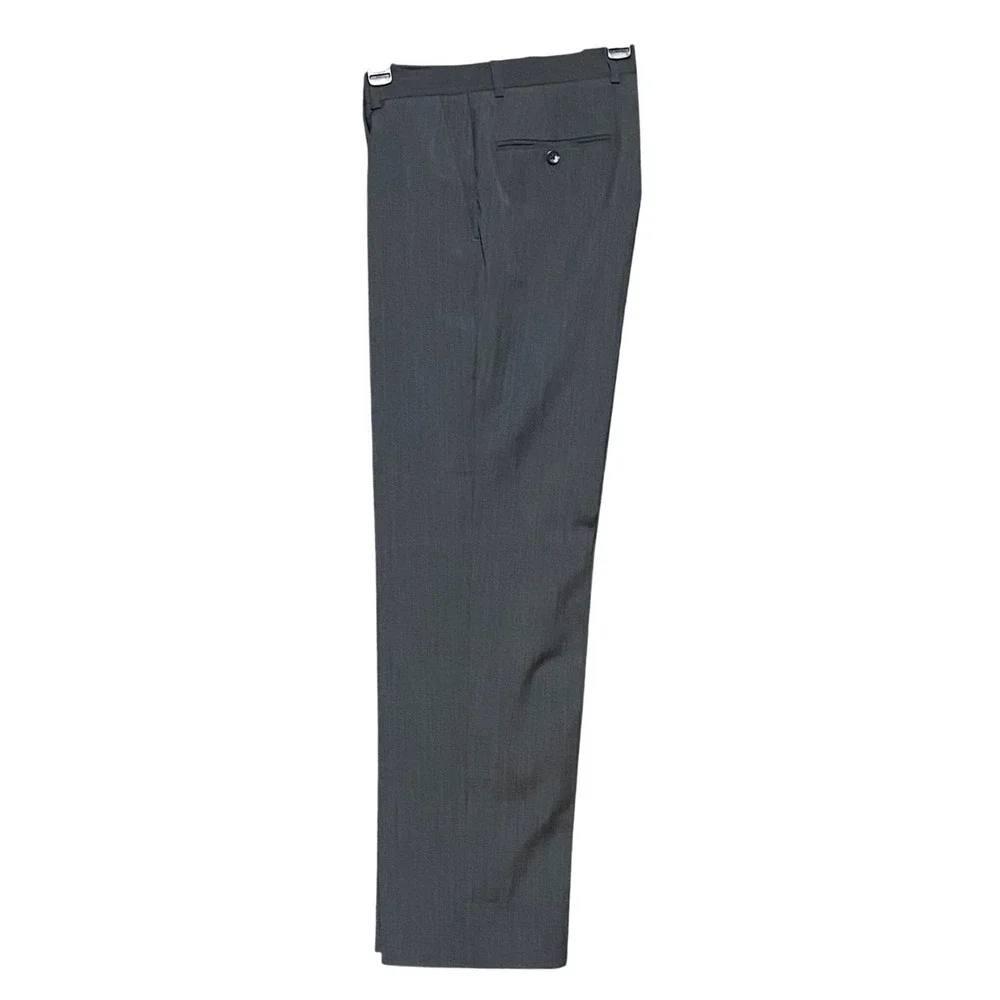 Jos A‎ Bank Reserve Marzotto Italy Wool Suit Trousers Pants Mens 33x30 Charcoal